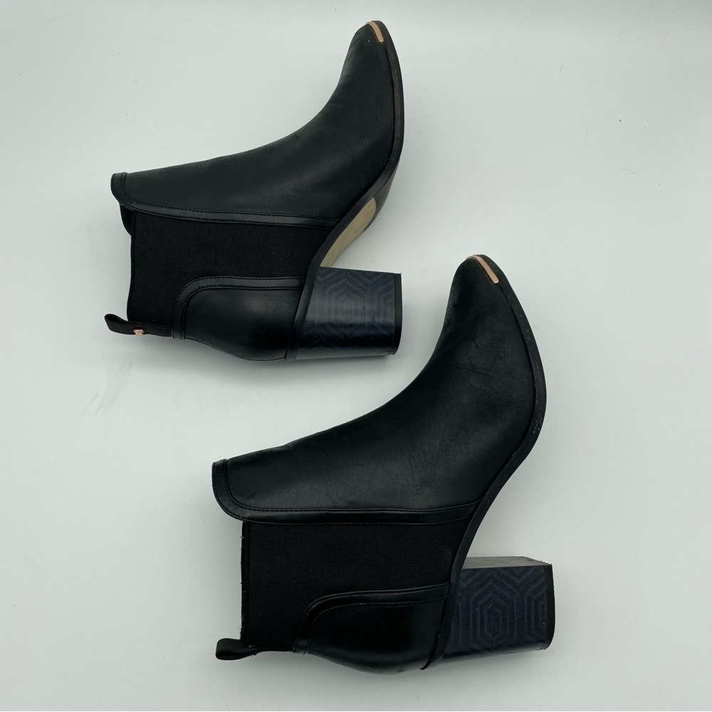 SOLD Ted Baker London Leihana black Ankle Leather boots, EU38.5 / Size 8 - Picture 7 of 16